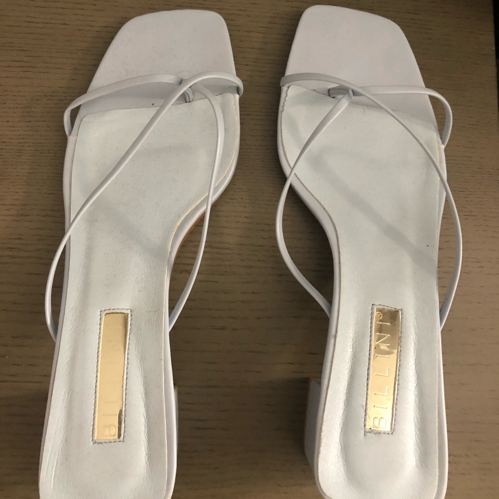 Showpo Baby blue heels *Worn once*
